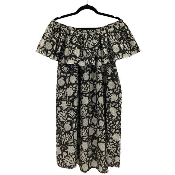 Emerson Fry India Collection Daphne Dress In Silhouettes Size Small Floral - Picture 2 of 16